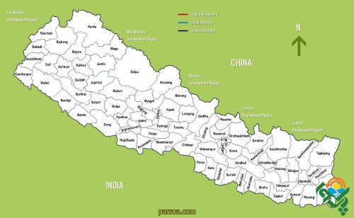 نقشه-نپال